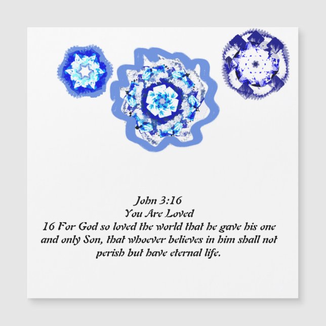 Jesus Liebe uns Magnetkarte (Vorderseite)