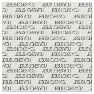 Jesus Liebe You Black Grunge Schriftart White Stoff