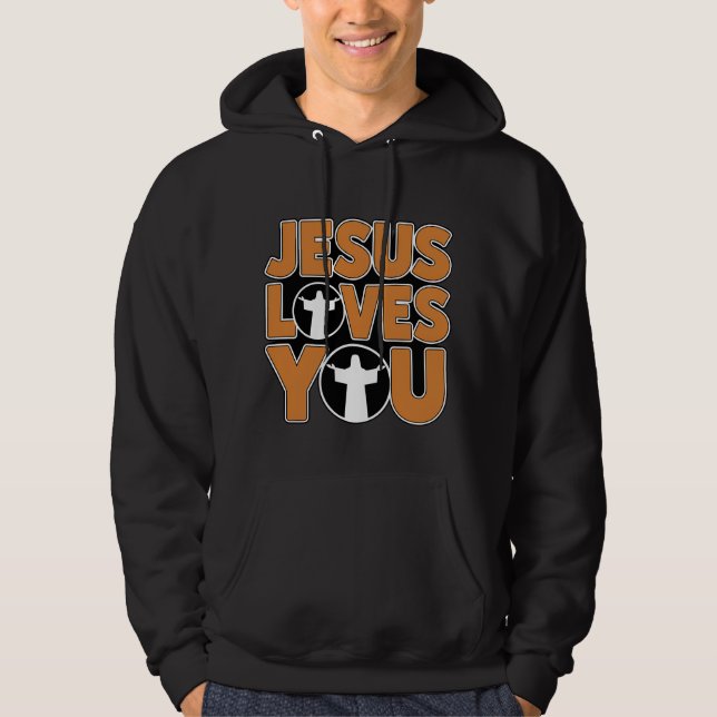 Jesus Liebe You Hoodie (Vorderseite)