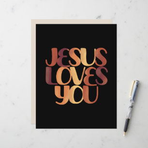 Jesus-Lieben Christliche Typografie-Gestaltung