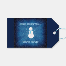 Jesus Lieben, dass du viel Schnee hast! Christlich Geschenkanhänger