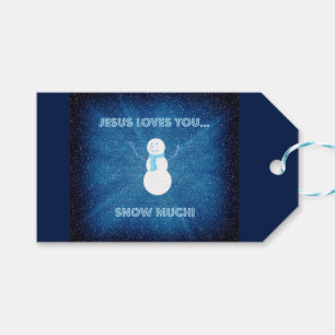 Jesus Lieben, dass du viel Schnee hast! Christlich Geschenkanhänger