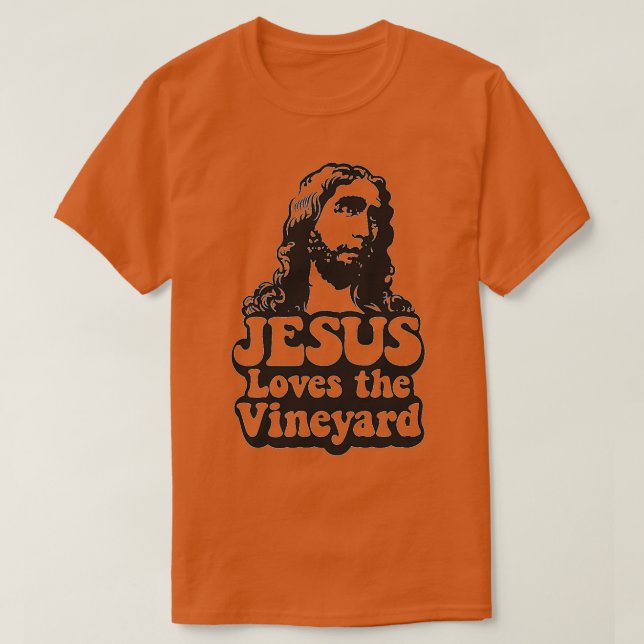 JESUS Lieben des Weingartens T-Shirt (Design vorne)