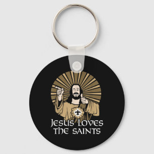 Jesus Lieben Die Heiligen Witzige Christliche Glau Schlüsselanhänger