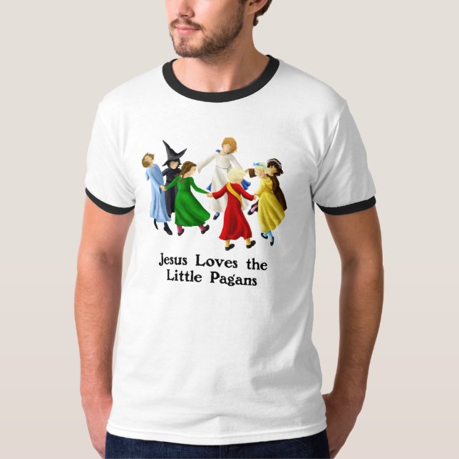 Jesus-Lieben die kleinen Heiden T-Shirt (Vorderseite)