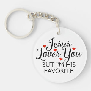 Jesus Lieben Du liebst Funny Slogan Schlüsselanhänger
