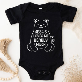 Jesus Lieben Ich bearly Baby Christlich Bodysuit Strampler