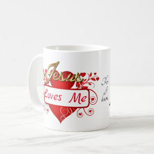 Jesus-Lieben ich, dieser, den ich… weiß Kaffeetasse