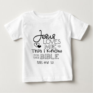 Jesus-Lieben ich dieses, das ich weiß Baby T-shirt