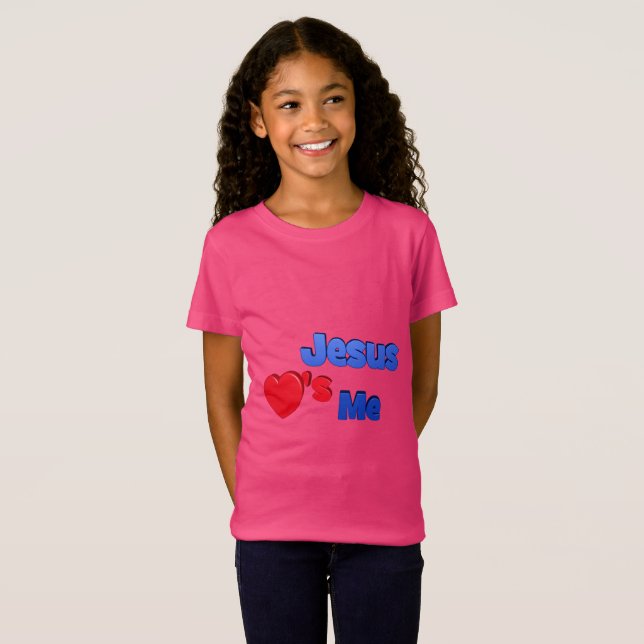 Jesus Lieben Ich Kinder T-Shirt (Vorne ganz)