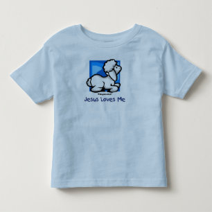 Jesus-Lieben ich Lamm Kleinkind T-shirt