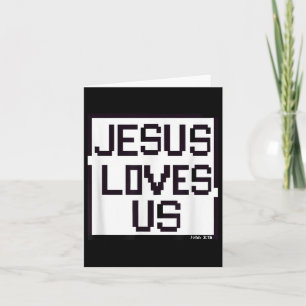 Jesus Lieben Ich Lieben uns Christlichen Glaube Je Karte