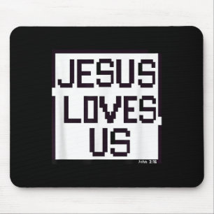 Jesus Lieben Ich Lieben uns Christlichen Glaube Je Mousepad