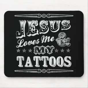 Jesus-Lieben ich Mousepad