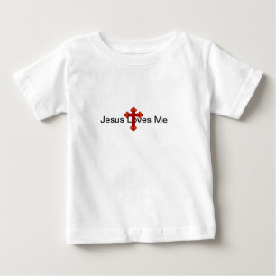 Jesus-Lieben ich Säuglings-T-Shirt Baby T-shirt