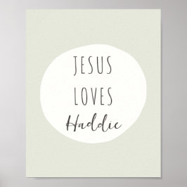 Jesus-Lieben "individuelle Name" Poster & Prints
