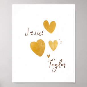 Jesus Lieben Individuelle Name Prints Digital Poster