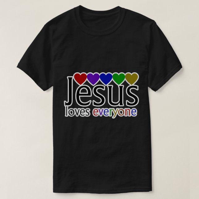 Jesus Lieben jeder Shirt Jesus Lieben Sie (Design vorne)