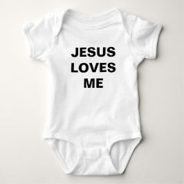 "Jesus Lieben Me" Baby Jersey Bodysuit Strampler