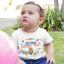 JESUS LIEBEN ME Christlich Baby T-shirt