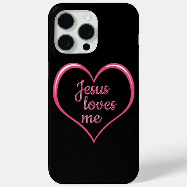 JESUS LIEBEN ME im Herzen Case-Mate iPhone Hülle (Rückseite)