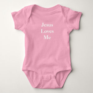 Jesus Lieben mich, Baby Jersey Bodysuit Strampler