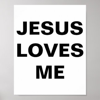 "Jesus Lieben mich" Poster