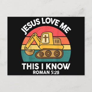 Jesus Lieben mir Dies ich kenne Ausgrabungsgraben Postkarte