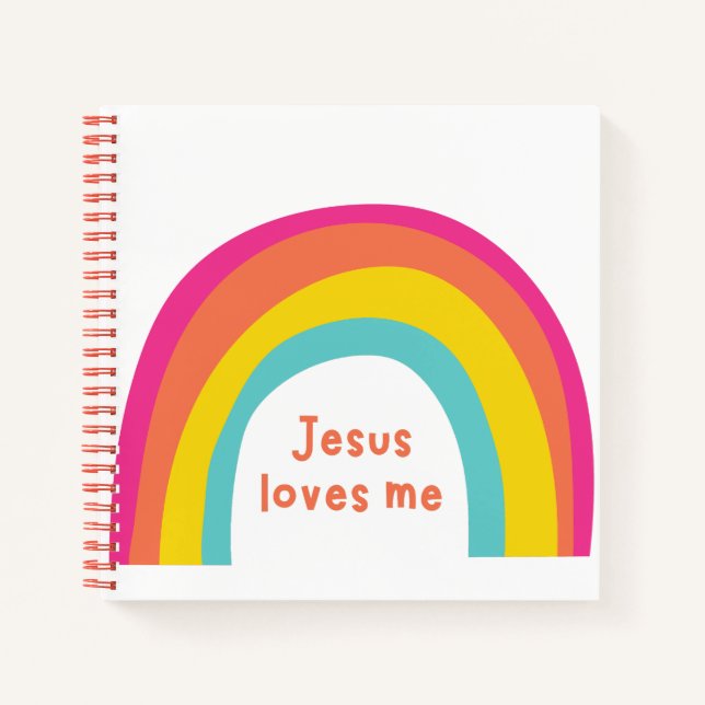 Jesus Lieben mir Kinder Notebook Journal Sketch Bu Notizbuch (Vorderseite)