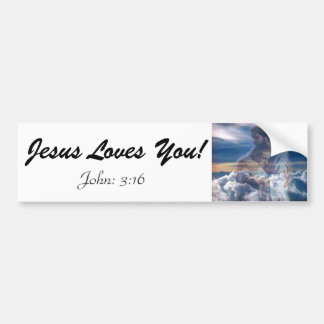 Jesus-Lieben Sie Autoaufkleber