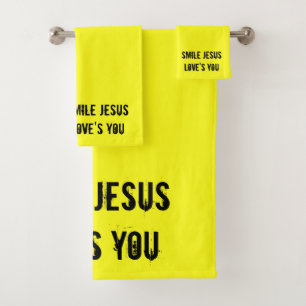 Jesus Lieben Sie Badhandtuch Set
