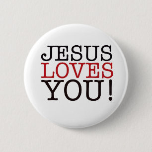 Jesus-Lieben Sie! Button