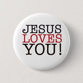 Jesus-Lieben Sie! Button