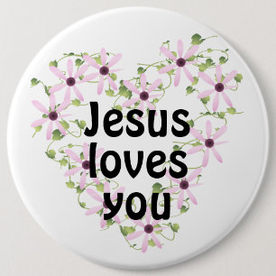 Jesus Lieben Sie Button