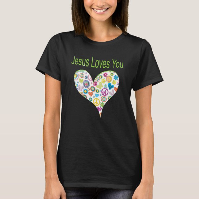 Jesus Lieben Sie Diese ich kenne Christliche Liebe T-Shirt (Vorderseite)