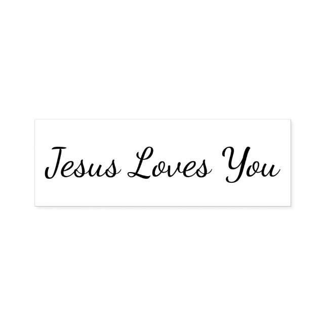 Jesus Lieben Sie erstellen Scrapbook Bibel-Briefma Permastempel (Design)