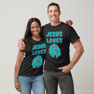 Jesus Lieben Sie glauben, dass Zitat Unisex T-Shirt