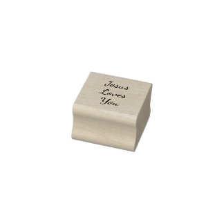 Jesus Lieben Sie Gummistempel