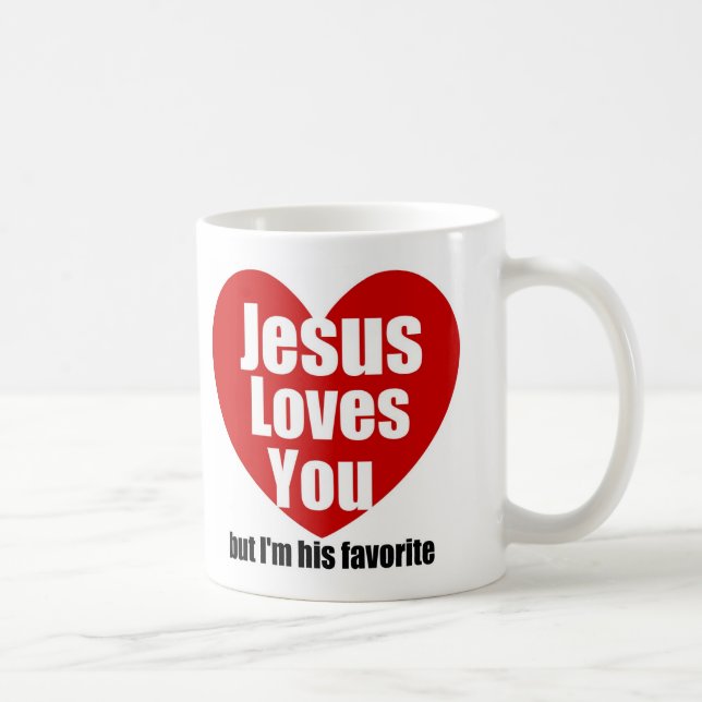 Jesus Lieben Sie Kaffeetasse (Rechts)