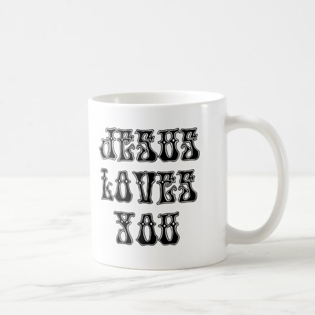 Jesus-Lieben SIE Kaffeetasse (Rechts)