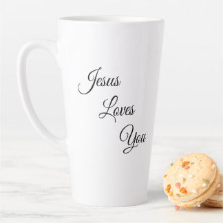 Jesus Lieben Sie Latte Kaffee Tasse