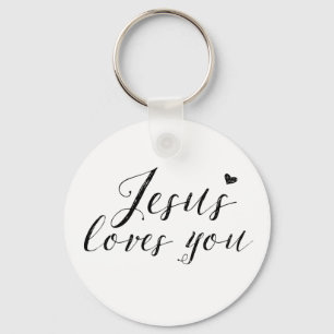 Jesus-Lieben Sie Logo Schlüsselanhänger