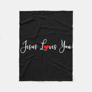 Jesus Lieben Sie lustige Christus Religiöse Christ Fleecedecke