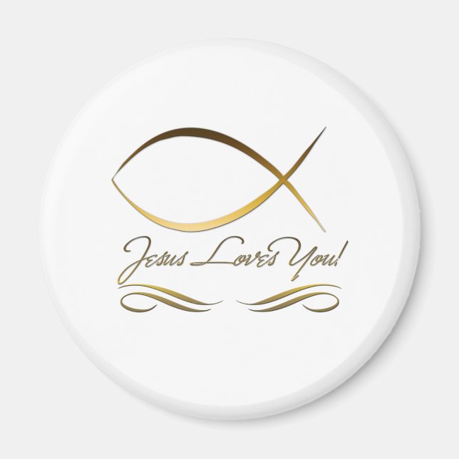 Jesus Lieben Sie Magnet (Vorne)