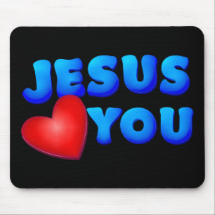 Jesus-Lieben Sie Mousepad