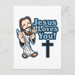 Jesus Lieben Sie Postkarte
