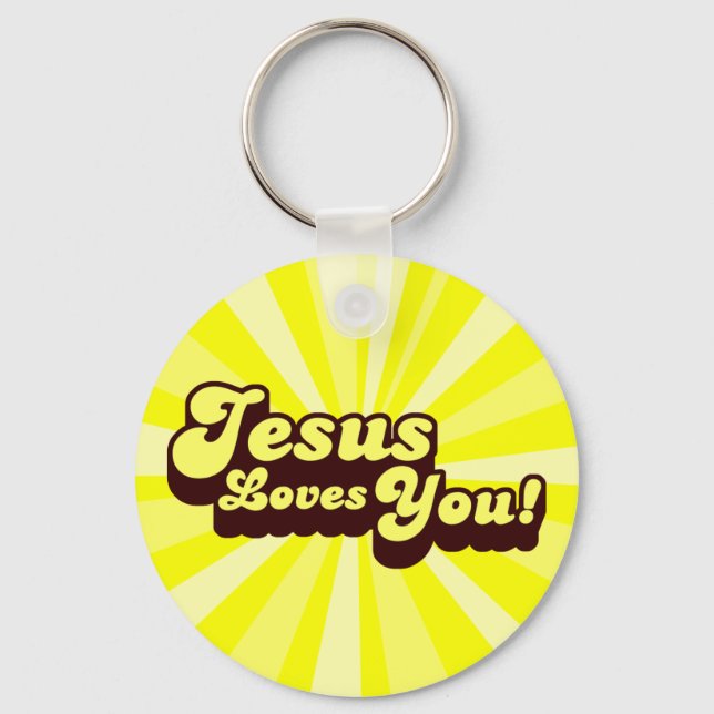 Jesus Lieben Sie Schlüsselanhänger (Vorderseite)
