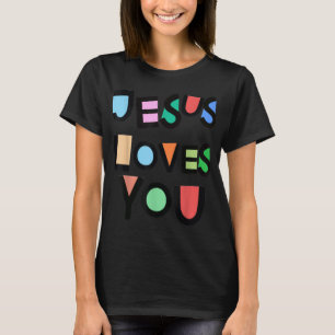 Jesus Lieben Sie stark Glaube Glaube Frauen Mädche T-Shirt