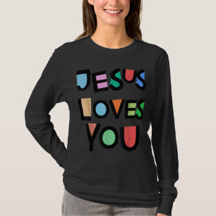 Jesus Lieben Sie stark Glaube Glaube Frauen Mädche T-Shirt