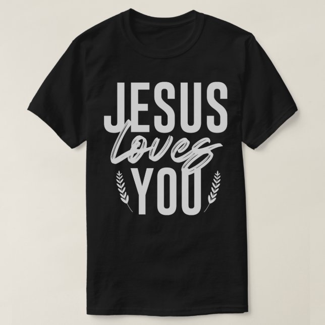 Jesus Lieben Sie T-Shirt (Design vorne)